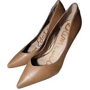 SAM EDELMAN Shoes Womens 8.5 Hazel Pointed Toe Pumps‎ Heels Leather $105 MSRP